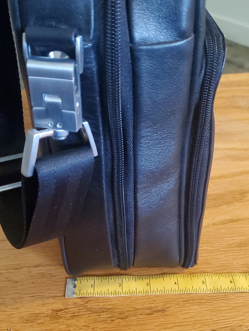 RARE•Porsche Design P'2700 Corporate Commuter Bag Black Leather Laptop/briefcase - Picture 16 of 16